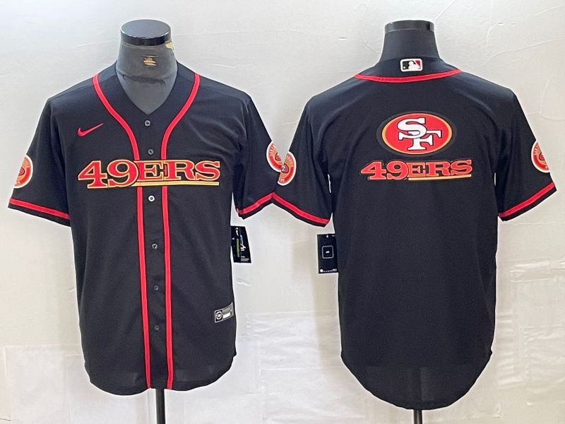 Men San Francisco 49ers Blank Black 2024 Nike Vapor Untouchable Limited NFL Jersey style 1->san francisco 49ers->NFL Jersey